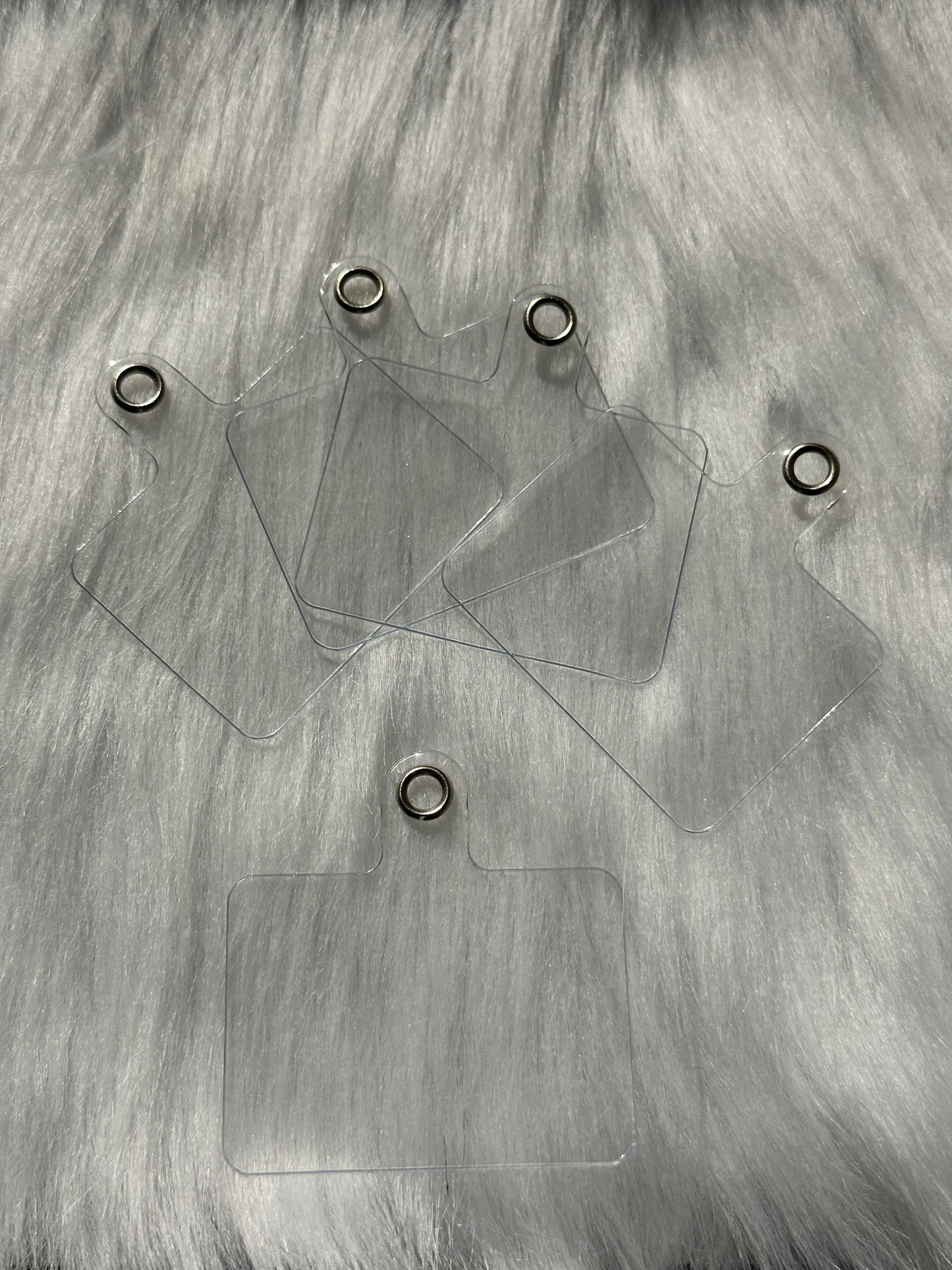 Tether Tabs - Clear for Wristlets and Lanyards