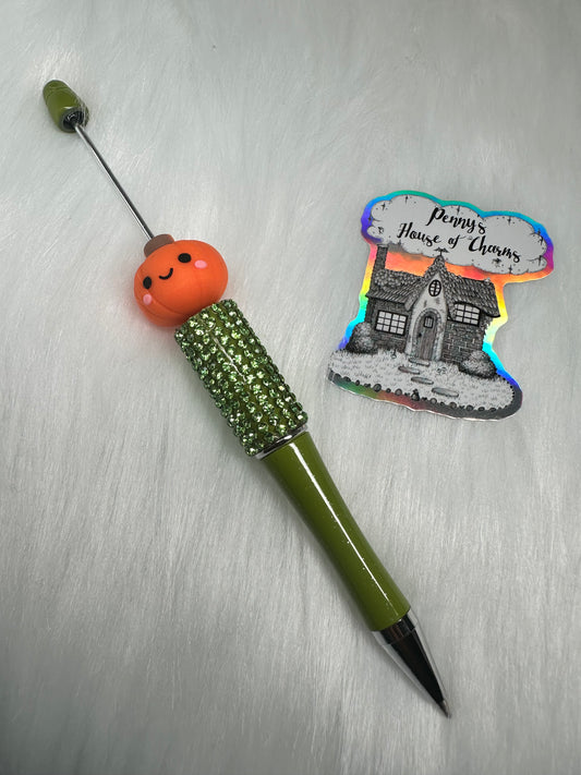 Focal Bead Pumpkin Head