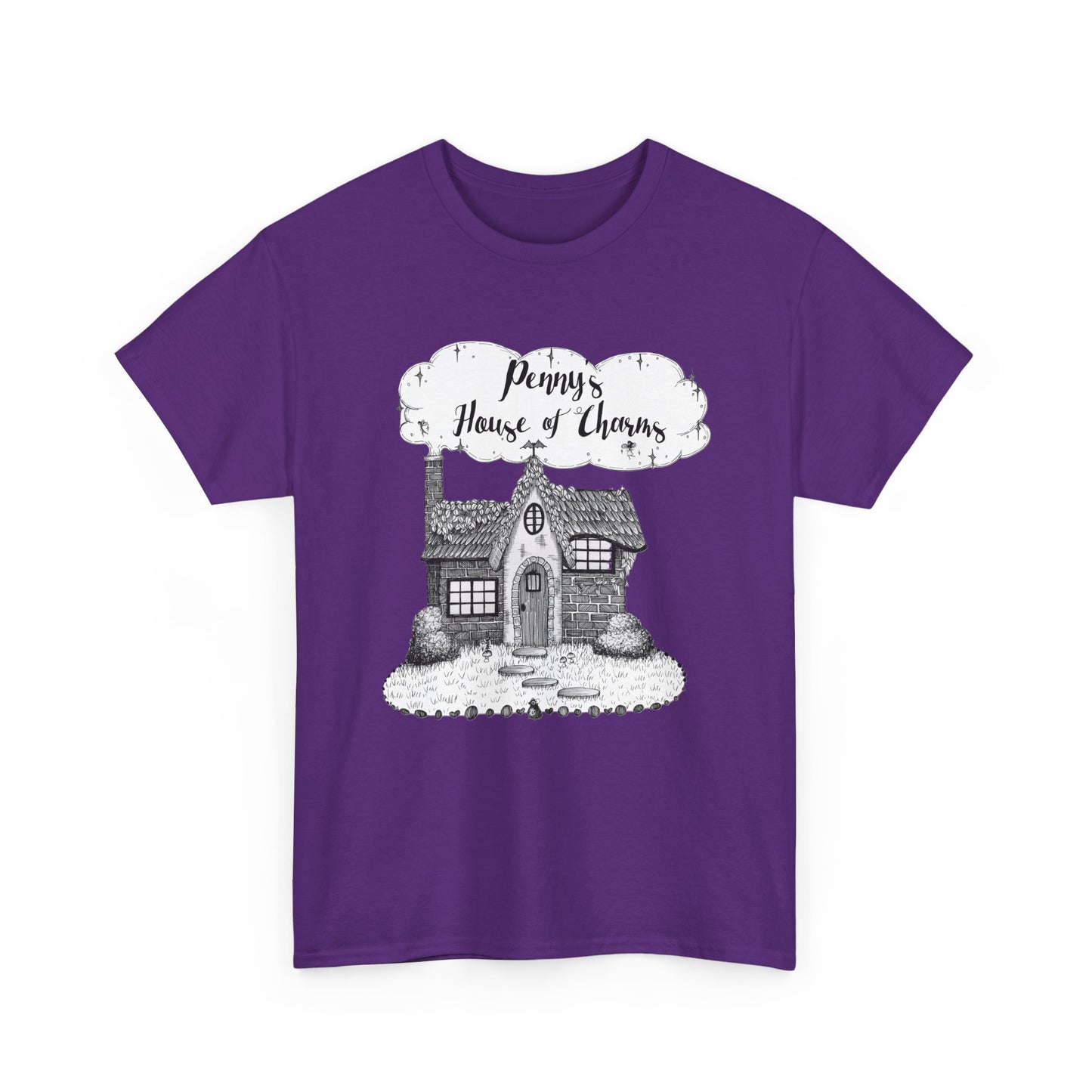 Charming Graphic Tee: "Penny's House of Charms Merch" - Everyday Wear, Fun Apparel