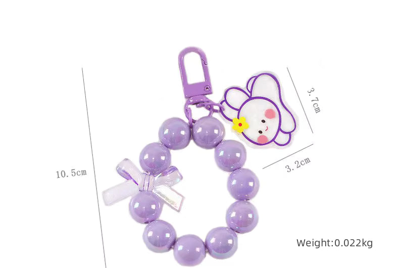 10 PC SET Kawaii Keychains With Cute Animal Charm