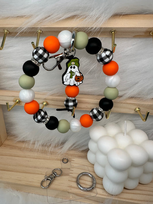 Boo Ghost Black Versatile Wristlet