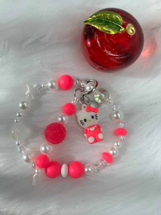 Kitty Pink Neon w Bow