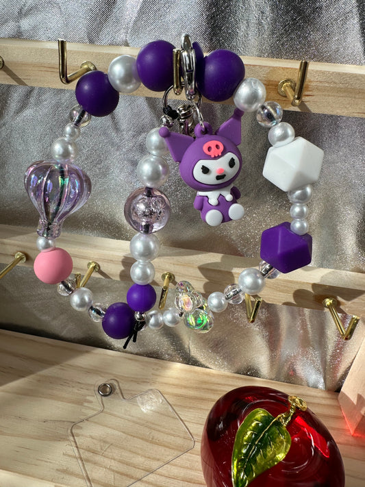 Skull Bunny Purple Sky Balloon