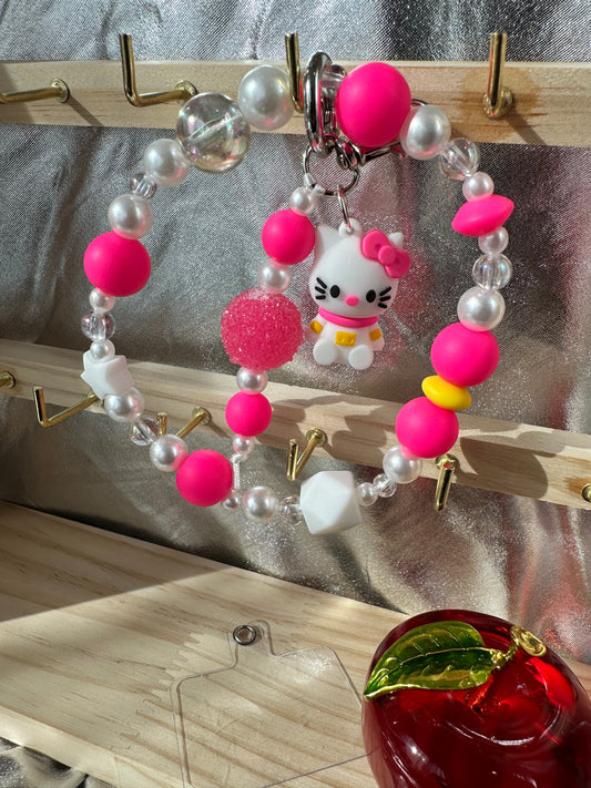 Kitty Pink Neon Astro w Bow