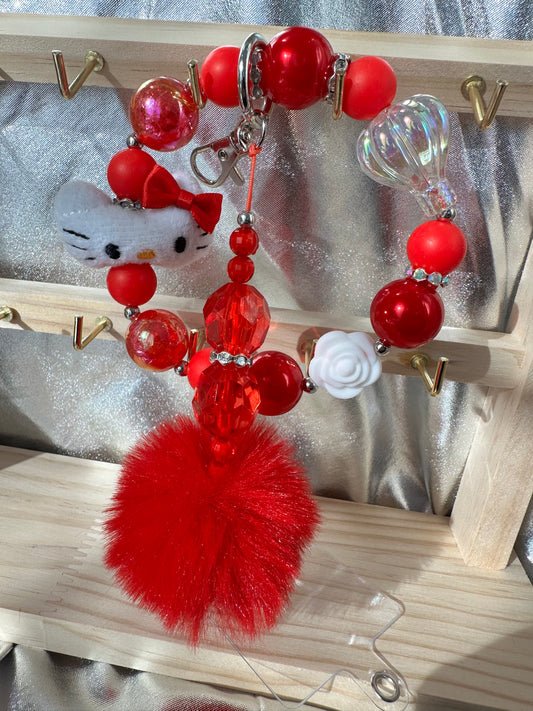 Kitty Red Pom Pom