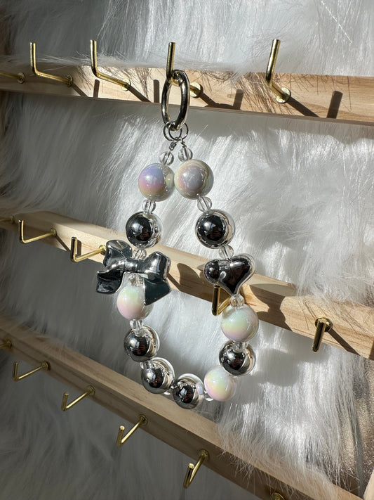 Wristlet Versatile Accessory-Chrome Pearl