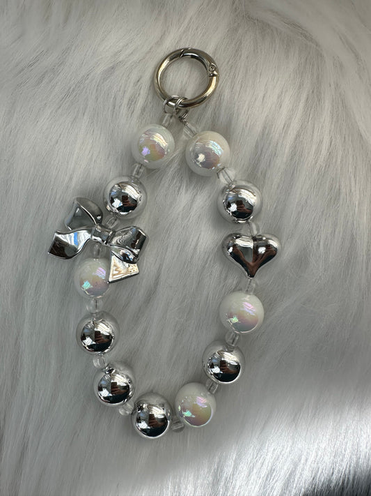 Wristlet Versatile Accessory-Chrome Pearl