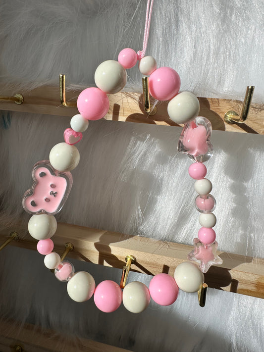 Phone Chain-Short Cake Bear and Heart