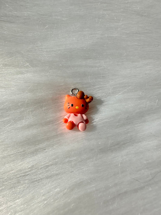 Charm-Cutesy Orange Kitty