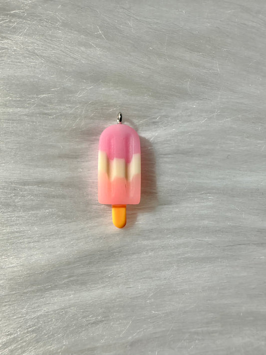 Charm-Popsicle Pink Yellow Peach
