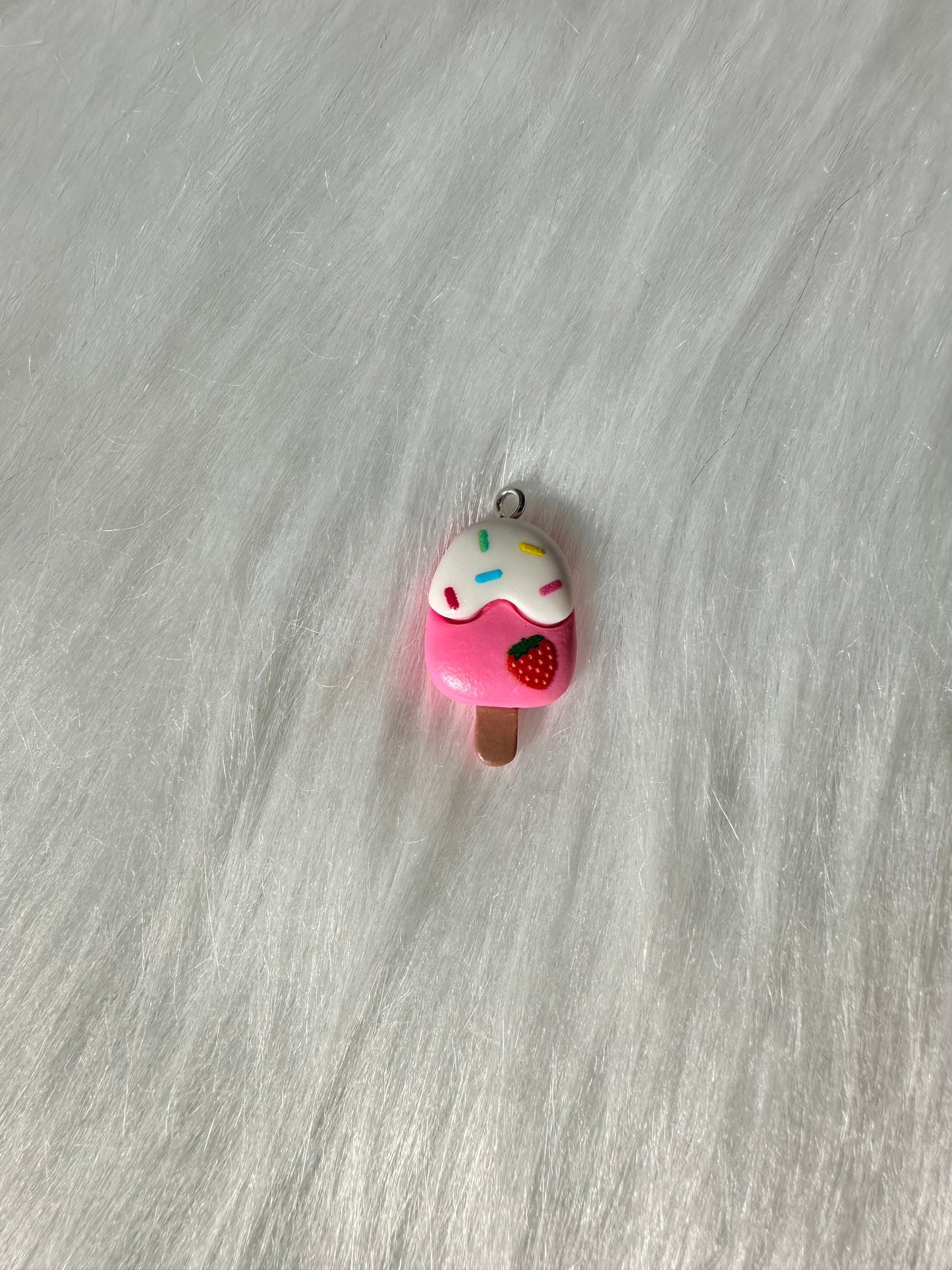 Charm-Popsicle Pink with Sprinkles