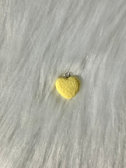 Charm-Cookie Heart Yellow