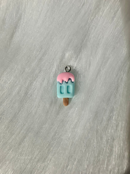 Charm-Popsicle Pink and Blue