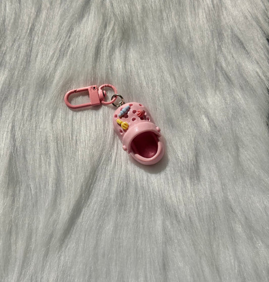 Keychain-Mini Slipper Pink