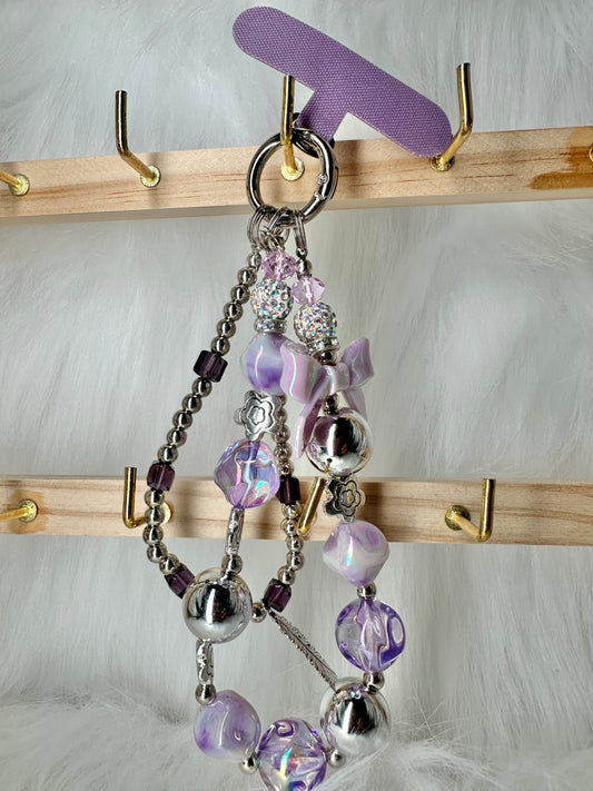 Wristlet Versatile Accessory-Chic Girl Purple