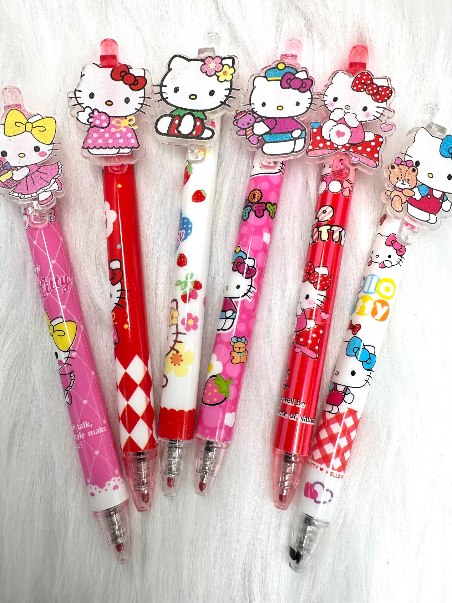 Pen - Red Polka Dot Kitty