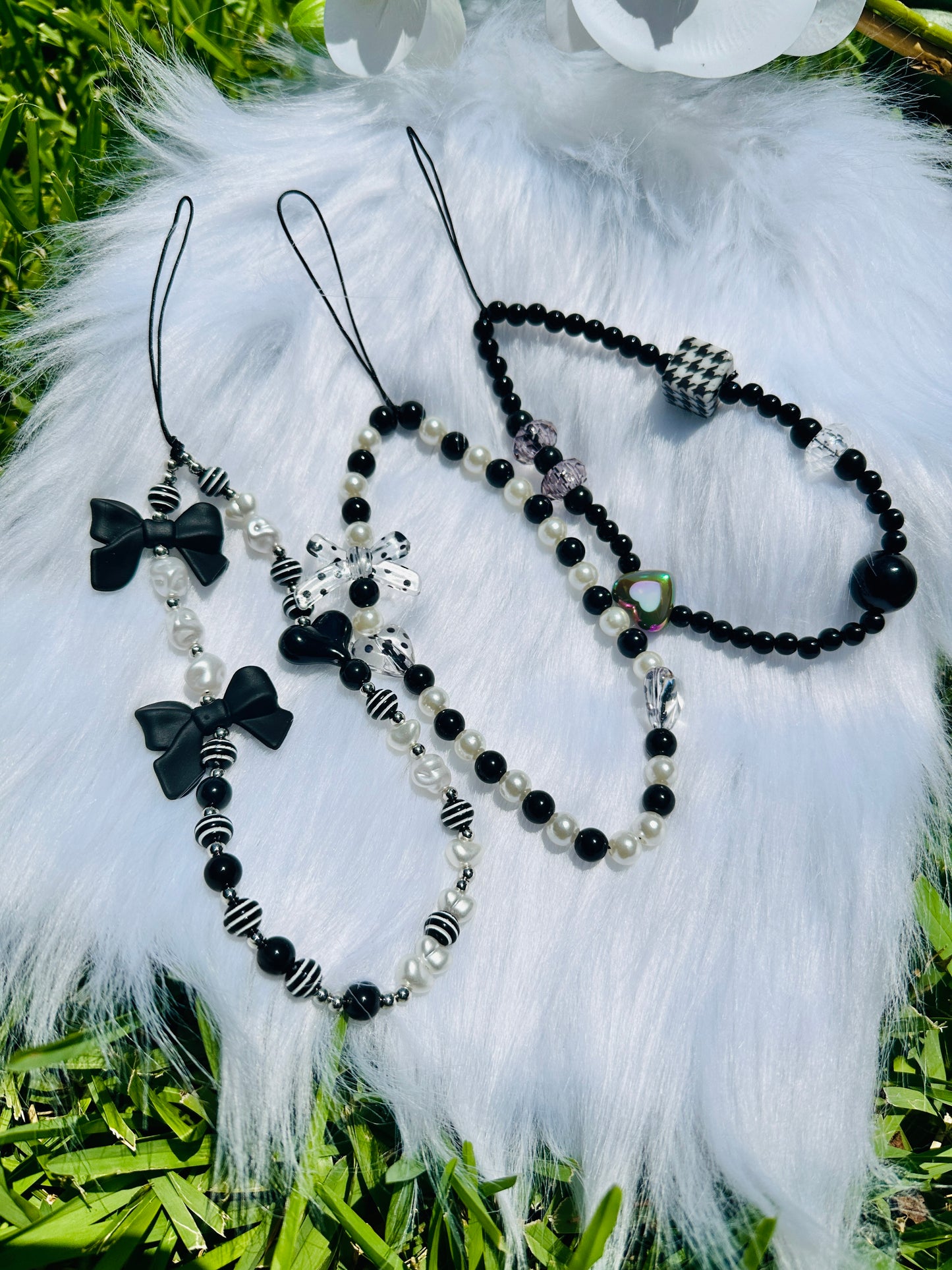 Black Cube Heart and Bow