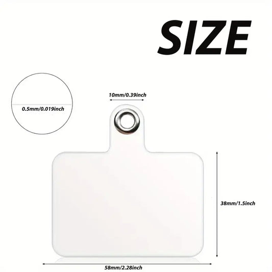 Tether Tabs -  Clear for Wristlets and Lanyards